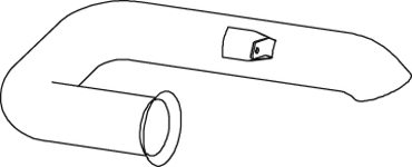 DINEX 82607 Exhaust Pipe